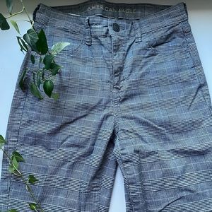 american eagle plaid pants